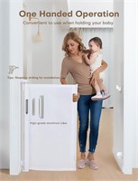 42'' Tall 122'' Extra Wide Retractable Baby Gate