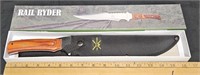 Tac Xtreme Rail Ryder Hunting Knife in Box