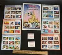 DISNEY-STAMPS W/BOOK