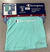 Champion 18M Girl's 3pcSet,Small Stitch Flaw,Stain