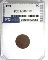 1871 Cent PCI AG03 BN