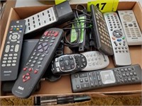 BOX OF ASSORTED REMOTE CONTROLS