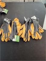 (4) Garden Work Gloves