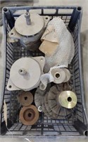 REPAIRED ALTERNATORS- PULLEYS AND ASSORTED PARTS-