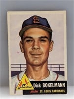 1953 Topps #204 Dick Bokelmann Cardinals