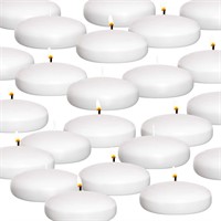 Royal Imports 10 Hour Floating Candles, 3” White