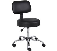 Boss Office Products Medical Spa Stool with Back