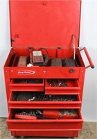 34" BLUE POINT ROLLING TOOL BOX "WITH TOOLS"