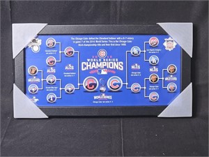 2016 World Series Champions Chicago Cubs plaque