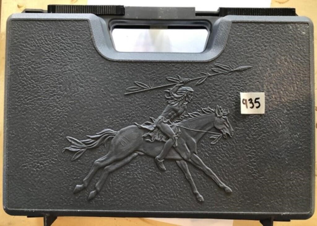 Grey Plastic Pistol Case 2 3/4"x8 1/2"x12"