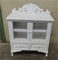 Painted Curio Cabinet