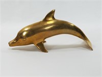 Solid Brass Dolphin Figurine