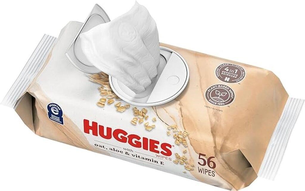Huggies Wipes with Oat, Aloe & Vitamin E (3 Packs)