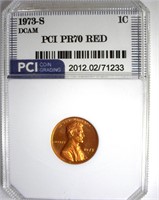 1973-S Cent PR70 DCAM RD LISTS $5250