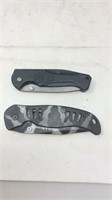 Two tactical style knives