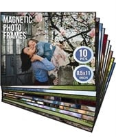 MSRP $22 Pack of 10 11x14 Magnetic Photo Frames