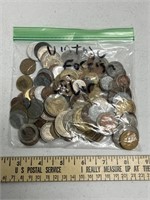 Over 1 Pound Foreign Coins
