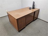 vintage leopold executive desk