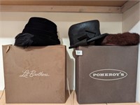 2 Vintage Ladies Hats in Boxes