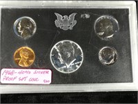 1968 Proof Set in Large Black Case