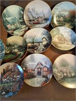 Collector plates, Garden cottages of England X 7