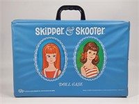 VINTAGE MATTEL BARBIE SKIPPER & SKOOTER VINYL CASE