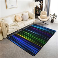 Ombre Rainbow Area Rug  5'x6'6