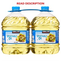Kirkland  Vegetable Oil  3 qt  2-Count missing 1
