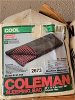 COLEMAN SLEEPING BAG (CAN ATTACH TO 2672)