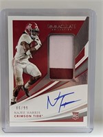 2021 Immaculate Collection Auto Najee Harris RC 64