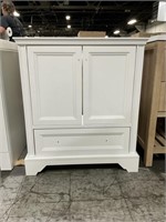 STRATFIELD 30IN WHITE VANITY CABINET ***MAY HAVE