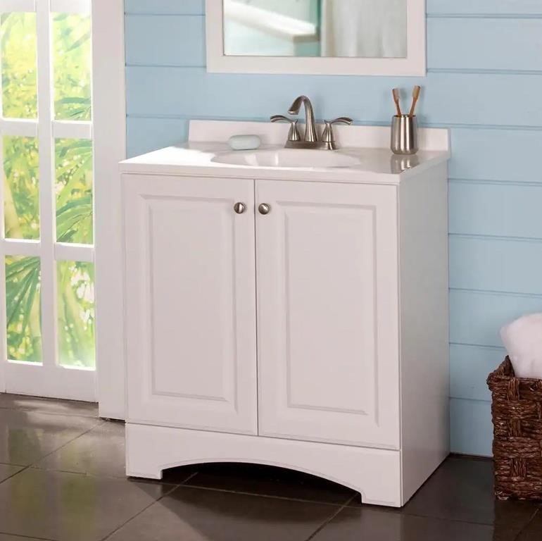 24IN W Single Sink Freestanding Bath Vanity in