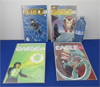 4 Crystal Eagle Comic Books 1, 2, 3, 4