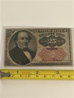 1874 25 cent’s fractional currency