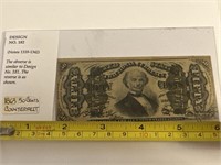 1863 $.50 counterfeit fractional currency