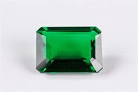 AAA Nanocrystal Lab Emerald Octagon 20 x 15 mm