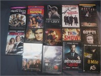 (14) DVD Movies Pulp Fiction , Fifty Shades Of