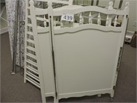 White, Wood Baby Crib