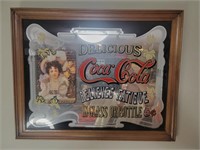Vintage Coca-Cola Mirrored Signage