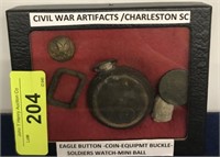 CIVIL WAR ARTIFACTS/CHARLESTON, SC