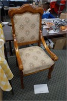 antique parlor chair-solid birch or maple