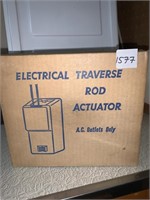 ELECTRICAL TRAVERSE ROD ACTUATOR, POWER-TRAY