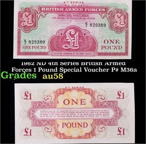 1962 ND 4th Series British Armed Forces 1 Pound Sp