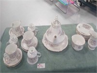 Service for 6 royal tara tea set