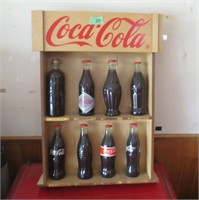 Coca-Cola 8 bottle display