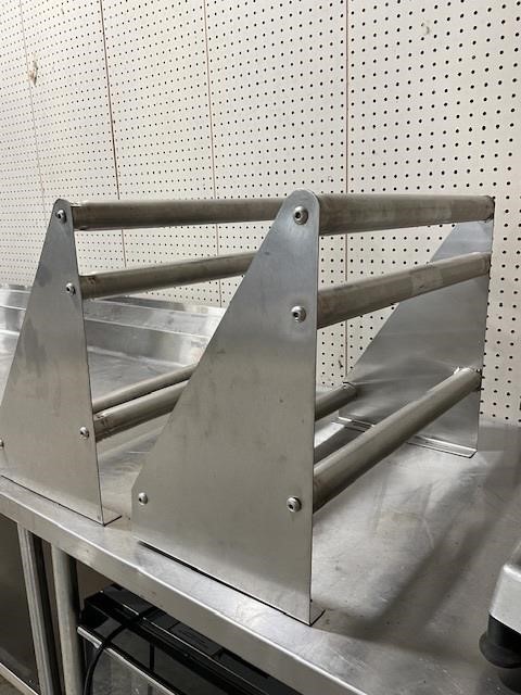 Stainless wall mount shelves