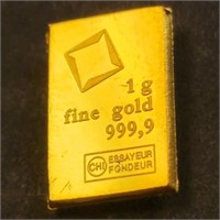 24K  1G Fine 9999 Bar