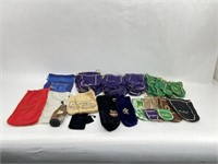 @ 30 Crown Royal + Misc Cloth Bags