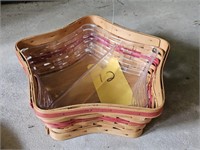 2001 STAR SHAPED LONGABERGER BASKET