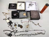 Costume jewelry including necklaces, vintage